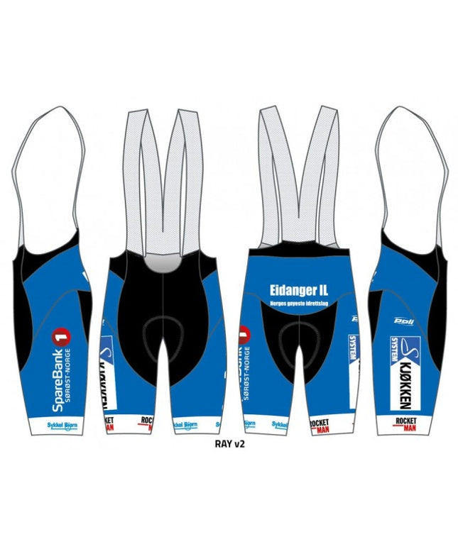 Eidanger - POLI SYKKELBUKSE RAY, KORT RIB - Unisex