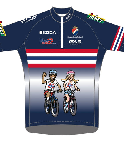 Tour Kids Sykkeltrøye Blå