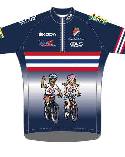 Tour Kids Sykkeltrøye Blå