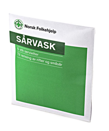 Sårvaskservietter 10 pk