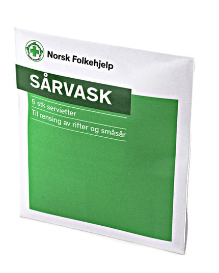 Sårvaskservietter 10 pk