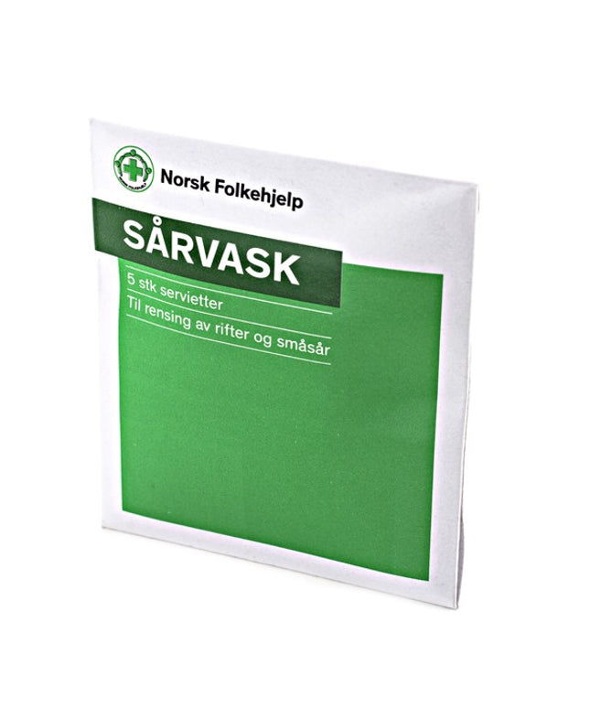 Sårvaskservietter 10 pk