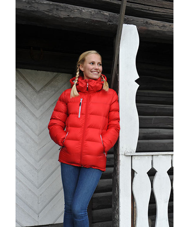 Tracker Supersoft Dun jakke 7076 - RØD