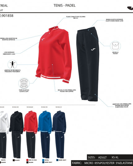 Joma Montreal Tracksuite - S