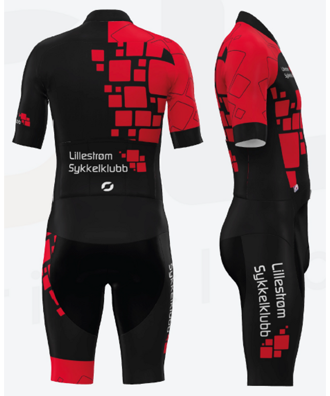 LSK- Poli sleeved ROAD SUIT trøye bib sammen PRIAM