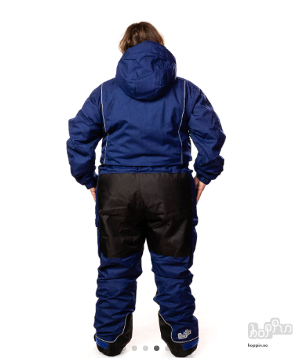 Hoppindressen Kort Blå Dame