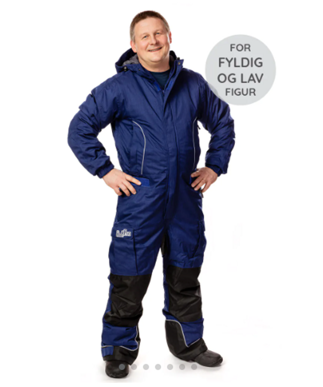 Hoppindressen Kort Blå Herre
